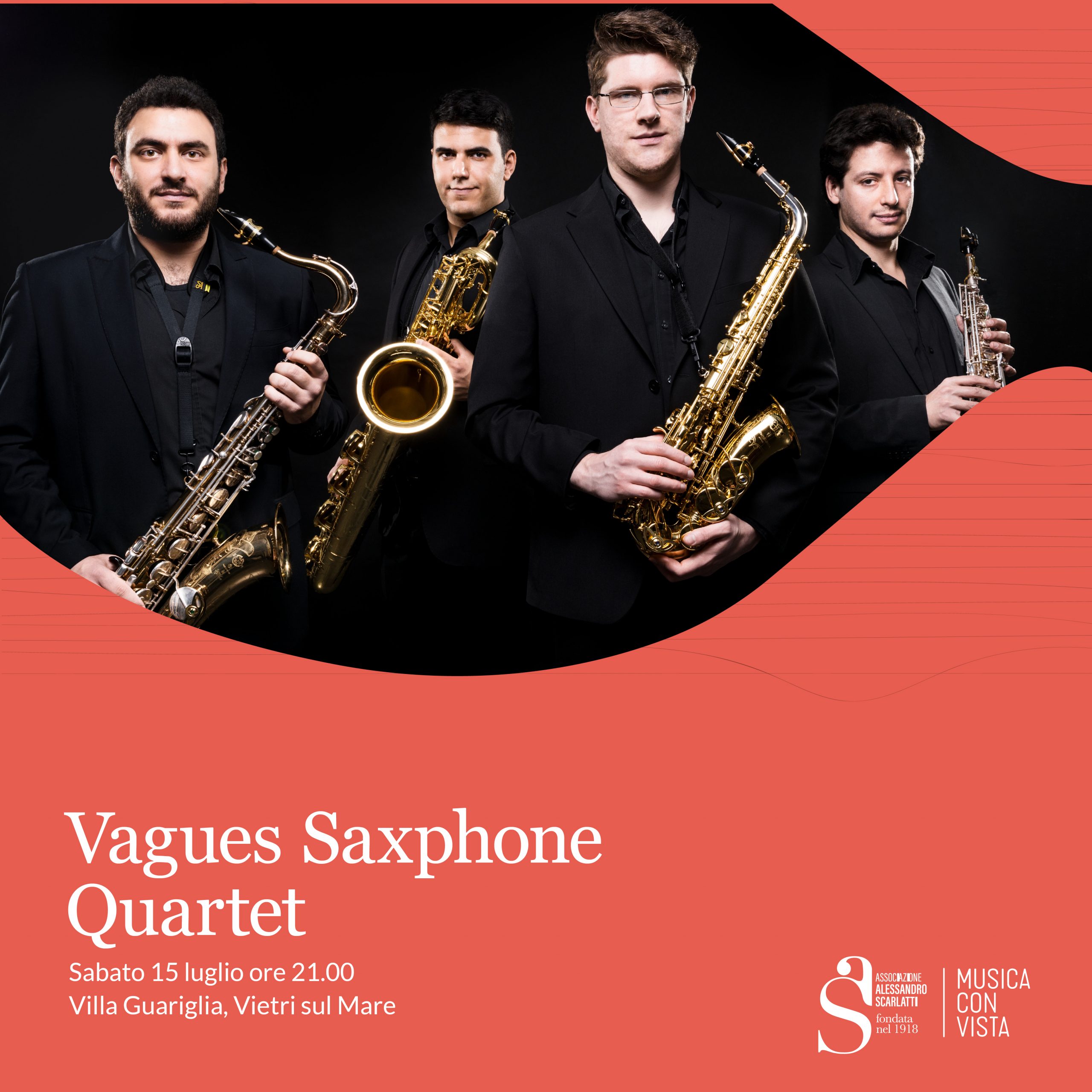 Musica con Vista - Vagues Saxophone Quartet - Associazione Scarlatti